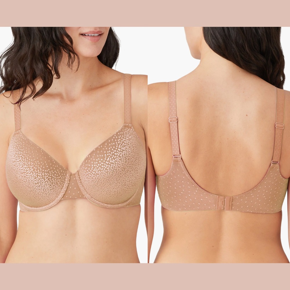 NEW $76 Wacoal [ 38DD US ] Back Appeal Underwire T-Shirt Bra in Nude‎ #U1437
